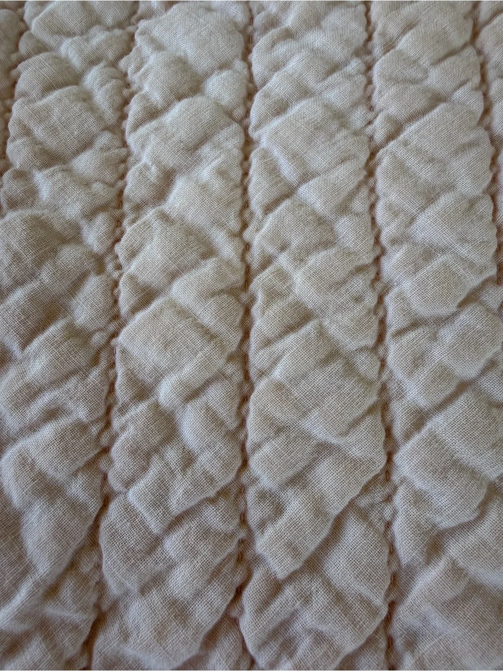 Vintage Lemoyne Star Hand Sewn Quilt Americana Vibes Gauzy Cotton 64x78 CUTTER